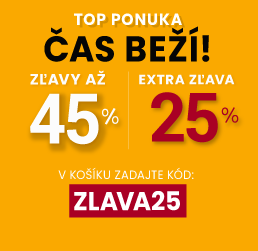 Zľavy až 45 % + naviac zľava 25 %