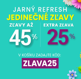 Zľavy až 45 % + naviac zľava 25 %