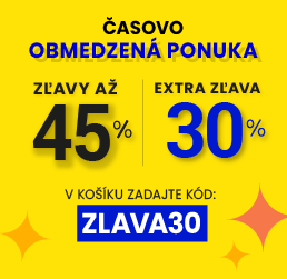 Zľavy až 45 % + naviac zľava 30 %