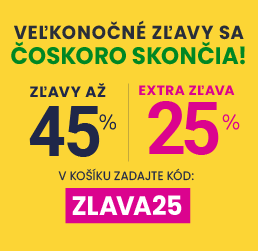 Zľavy až 45 % + naviac zľava 25 %