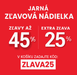 Zľavy až 45 % + naviac zľava 25 %