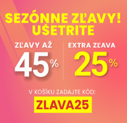 Zľavy až 45 % + naviac zľava 25 %