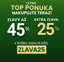 Zľavy až 45 % + naviac zľava 25 %