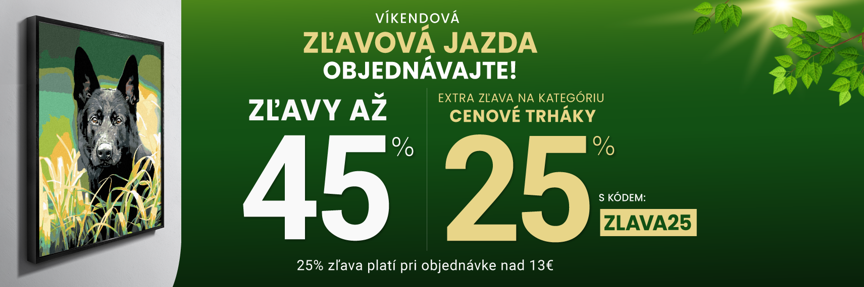 Zľavy až 45 % + naviac zľava 30 %