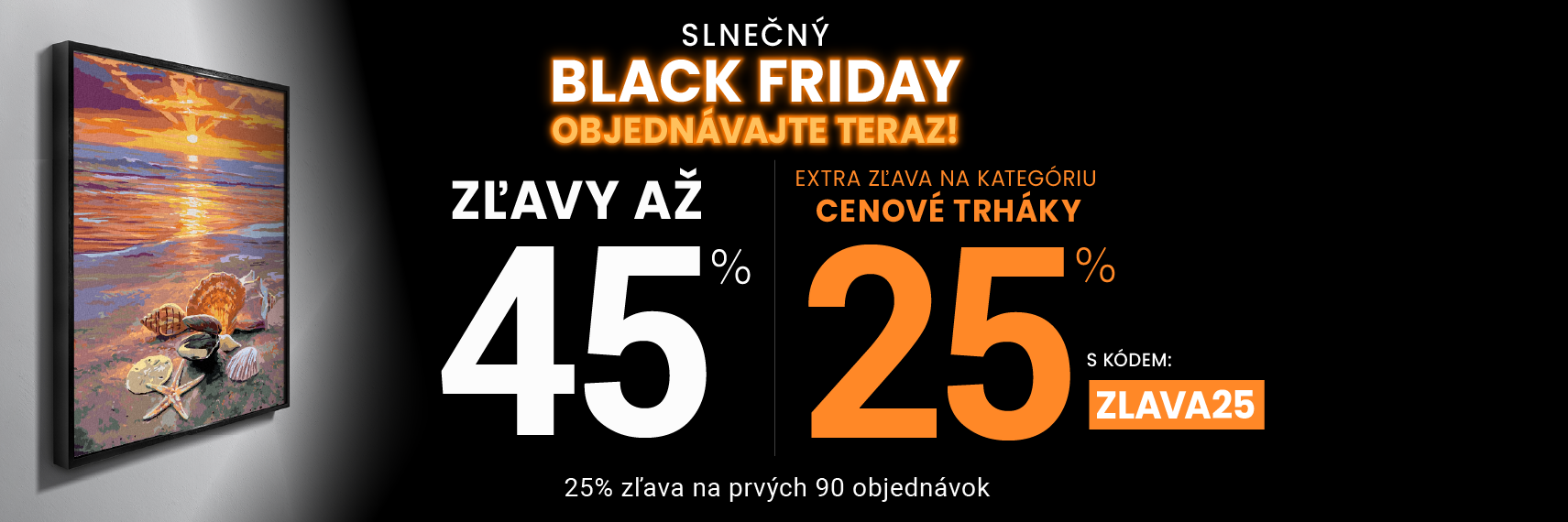 Zľavy až 45 % + naviac zľava 25 %