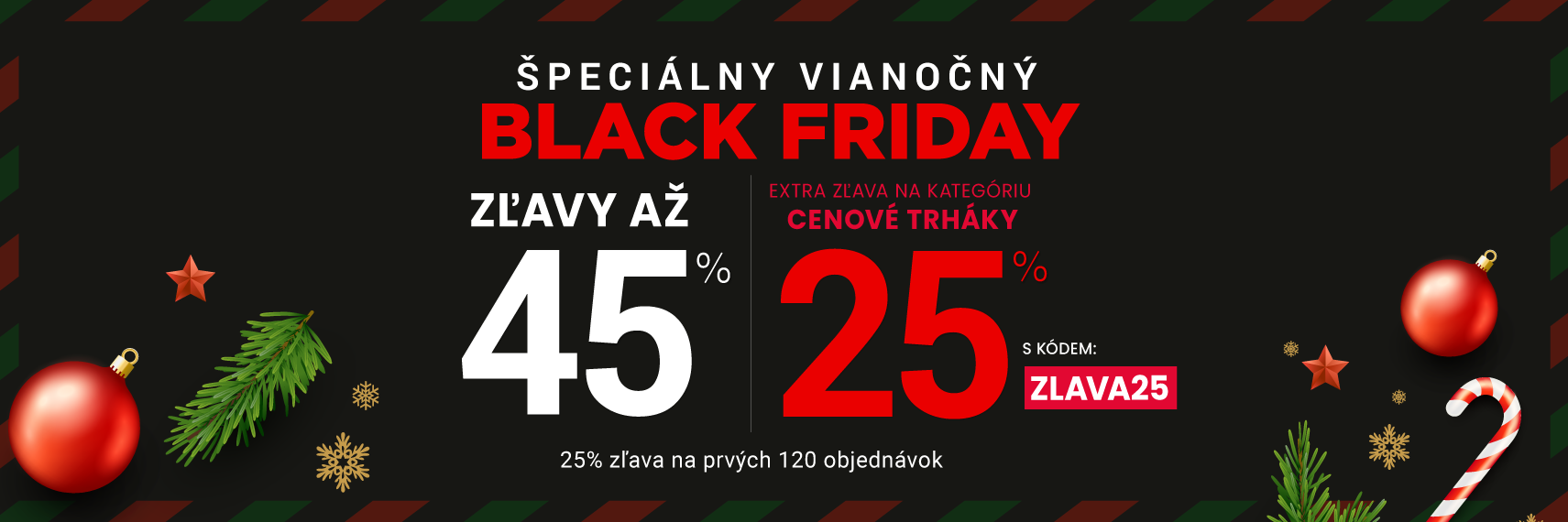 Zľavy až 45 % + naviac zľava 25 %