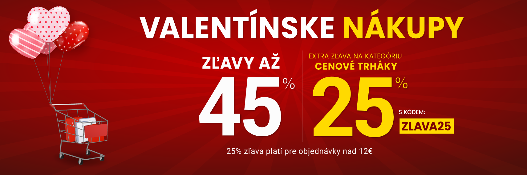 Zľavy až 45 % + naviac zľava 25 %