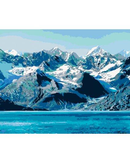 Maľovanie podľa čísel - NÁRODNÝ PARK GLACIER BAY