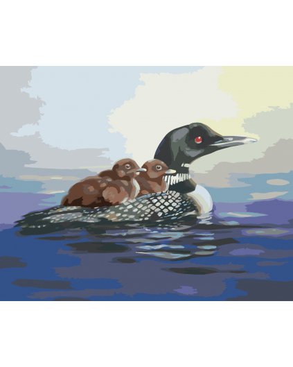 Maľovanie podľa čísel - POTÁPLICA (D. RUSTY RUST)