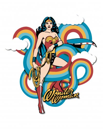 Maľovanie podľa čísel - WONDER WOMAN DÚHA III