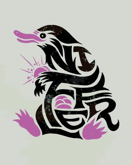 Maľovanie podľa čísel - ILUSTRÁCIA ŇUCHÁČ (FANTASTICKÉ ZVIERATÁ)
