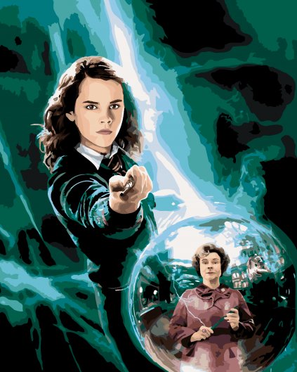 Maľovanie podľa čísel - PLAGÁT HARRY POTTER A FÉNIXOV PORIADOK - HERMIONA