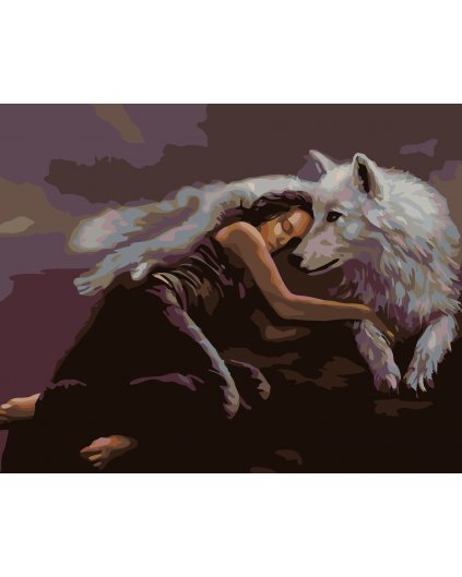 Maľovanie podľa čísel - POD OCHRANOU VLKA