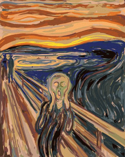 Diamantové maľovanie - VÝKRIK (E. MUNCH)