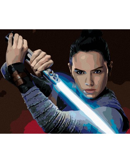 Diamantové maľovanie - REY (STAR WARS)