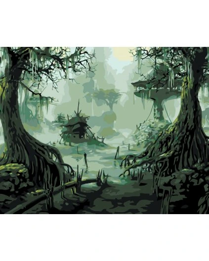 Malowanie po numerach - DZIKI SAD