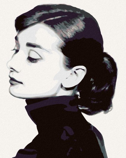 Diamantové maľovanie - Audrey Hepburn I