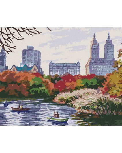 Diamantové maľovanie - JESENNÝ NEW YORK