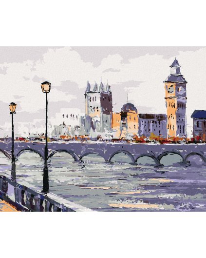 Diamantové maľovanie - POHĽAD NA LONDÝN