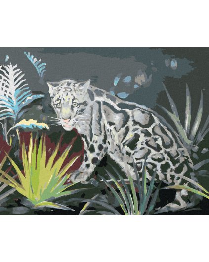 Diamantové maľovanie - SMUTNÝ LEOPARD (D. RUSTY RUST)