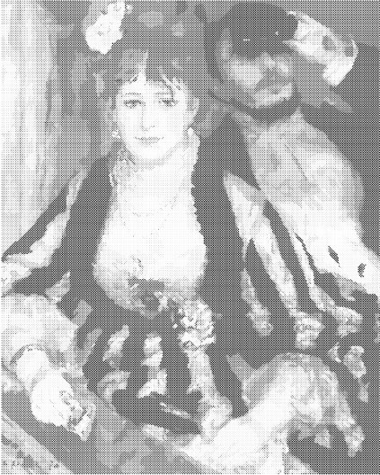 Bodkovanie - DIVADELNÉ LÓŽE (PIERRE-AUGUSTE RENOIR)