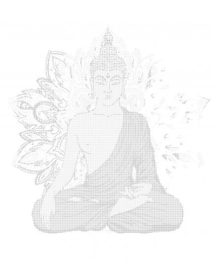 Bodkovanie - BUDDHA A ORNAMENTY II