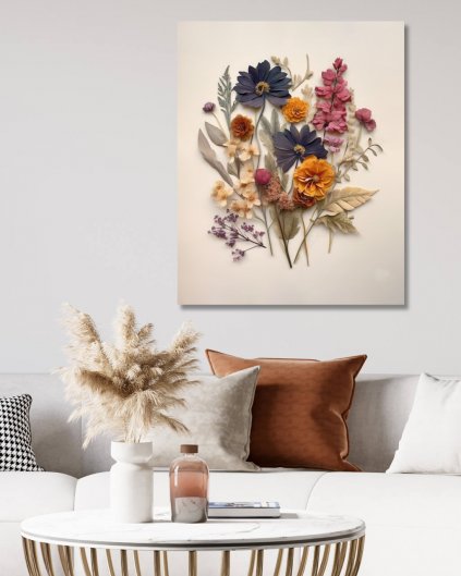 Obrazy na stenu - Farebné lúčne kvety