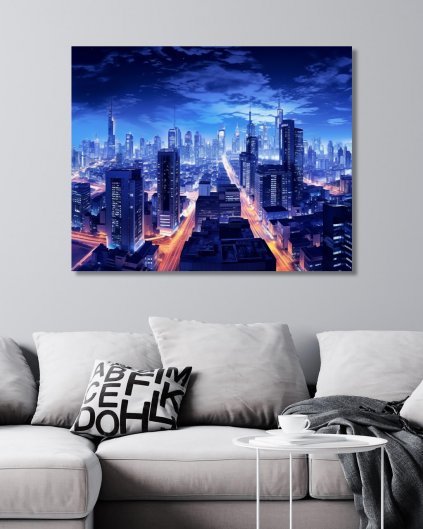 Obrazy na stenu - Nočné mesto