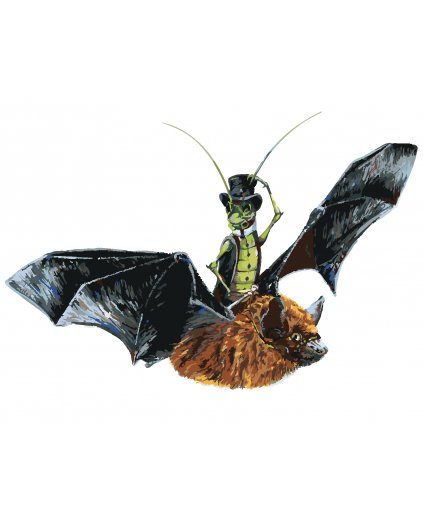 Maľovanie podľa čísel - NETOPIER A KOBYLKA (HOLLY SIMENTAL)