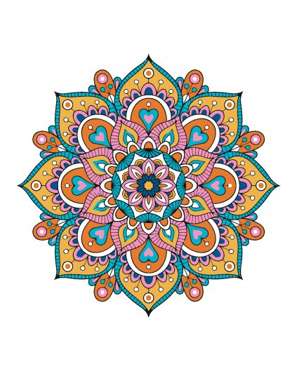 Maľovanie podľa čísel - MANDALA III