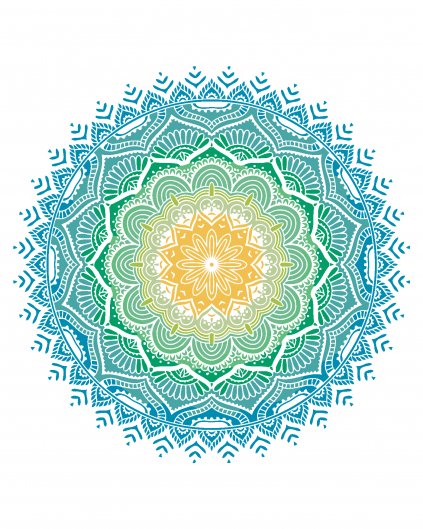 Maľovanie podľa čísel - MANDALA VIII