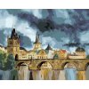 Maľovanie podľa čísel - KARLOV MOST V BÚRKE
