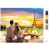 Maľovanie podľa čísel - MLADÝ PÁR V PARÍŽI U EIFFELOVEJ VEŽE