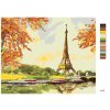 Maľovanie podľa čísel - EIFFELOVA VEŽA S LOĎMI