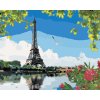 Maľovanie podľa čísel - EIFFELOVA VEŽA POHĽAD OD RIEKY