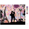 Maľovanie podľa čísel - MILENCI A ABSTRAKTNÁ EIFFELOVA VEŽA