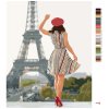 Maľovanie podľa čísel - ŽENA PRI EIFFELOVEJ VEŽI