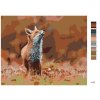Maľovanie podľa čísel - LÍŠKA V LESE