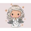 Maľovanie podľa čísel - ROZTOMILÝ VIANOČNÝ ANJEL