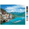 Maľovanie podľa čísel - KRAJINA NA POBREŽÍ AMALFI V TALIANSKU