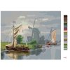 Maľovanie podľa čísel - VETERNÝ MLYN A PLACHETNIČKY