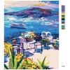 Maľovanie podľa čísel - TERASA NA SANTORINI