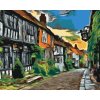Maľovanie podľa čísel - ULIČKA VO VÝCHODNOM SUSSEXE