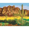 Maľovanie podľa čísel - ARIZONSKÁ PÚŠTNA KRAJINA