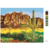 Maľovanie podľa čísel - ARIZONSKÁ PÚŠTNA KRAJINA