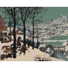 Maľovanie podľa čísel - LOVCI V SNEHU (PIETER BRUEGEL)