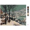 Maľovanie podľa čísel - LOVCI V SNEHU (PIETER BRUEGEL)