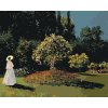 Maľovanie podľa čísel - ŽENA V ZÁHRADE (CLAUDE MONET)