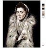 Maľovanie podľa čísel - DÁMA S KOŽUŠINOVÝM LÍMCOM (EL GRECO)