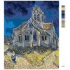 Maľovanie podľa čísel - KOSTOL V AUVERS (VINCENT VAN GOGH)